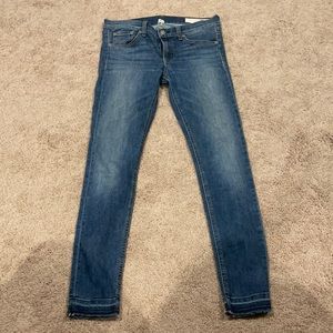Rag&Bone high rise ankle skinny Jean
